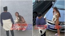 Scandal cu urlete și jandarmi în plină stradă, după ce o femeie și-a lovit câinele cu piciorul în burtă. O tânără a văzut scena și nu a rămas indiferentă: „Nu ți-e rușine?!”