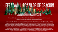 Festivalul Brazilor de Crăciun, la Muzeul Național de Artă al României