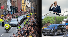 Joe Biden și restul lumii, cu autobuzul la înmormântarea Reginei Elisabeta a II-a