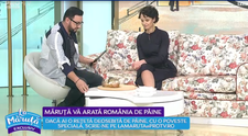 VIDEO Măruță a primit o pâine în trei culori