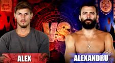 Alex Delea vs. Alexandru Nedelcu, primul duel al zilei, în jocul pentru imunitate de astăzi