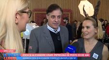 VIDEO Andreea Esca și Alexandre Eram, despre povestea lor de dragoste