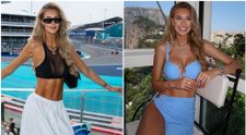 Atrage toate privirile la cursele de Formula 1, dar acum a făcut furori în Capri. Veronika Rajek este definiția perfecțiunii într-o ținută cu decolteu adânc