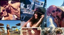 Ce poarta la plaja membrii trupei La-La Band GALERIE FOTO