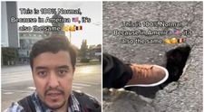 Reacția unui american când a văzut o groapă uriașă pe străzile din București : 
