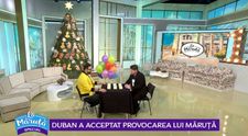 VIDEO Andrei Duban a acceptat provocarea lui Măruță