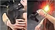 I-a explodat uscătorul de păr în cap, chiar la salon! Momentul terifiant, surprins de camere VIDEO