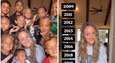 La 41 de ani are 11 copii mulatri cu păr blond cârlionțat, care au cucerit internetul. Mama care nu spune niciodată stop: a fost gravidă în fiecare an începând cu 2009