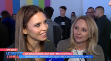 VIDEO Ca două surori, dar sunt mamă și fiică