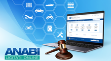 Mașini de lux și monede virtuale scoase la licitații de ANABI prin mijloace electronice
