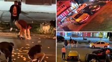 Ploaie de bani în Timișoara! O femeie a coborât dintr-o mașină și a aruncat pe jos 13.000 de euro FOTO