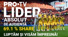 4.1 milioane de telespectatori au visat împreună la meciul României! Calificarea se joacă miercuri, în direct, la PRO TV!