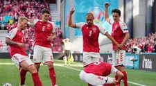 VIDEO Danezul Christian Eriksen s-a prăbușit pe teren în partida contra Finlandei de la EURO 2020