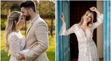 Fotografie emoționantă de la nunta anului! Micuța Josephine a avut o rochiță ca a mamei ei și pantofi de lac roșii