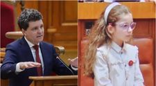 VIDEO Ce a făcut Nicușor Dan în momentul în care Aheea, fiica lui, i-a întrerupt discursul. Gestul președintelui a atras atenția oamenilor