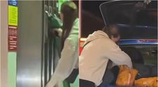 Momentul halucinant în care o femeie umple cu benzină mai multe pungi de plastic, la un peco, iar mai apoi le pune în portbagaj. Videoclipul a stârnit un val de controverse