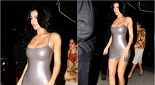 Nici păpușa Barbie n-ar fi îndrăznit să poarte această “rochie” de plastic! Kylie Jenner a eclipsat sărbătorita la o petrecere aniversară