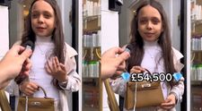 O fetiță de 11 ani face furori pe TikTok după ce s-a filmat în ținute de lux și cu un ceas de 124.000 de dolari