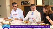 VIDEO Ambasadorul Israelului și Răzvan Pascu gătesc pentru Măruță