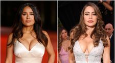 Și Salma Hayek ar fi invidioasă pe decolteul ei! Sofia Vergara, irezistibilă la un eveniment monden