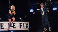 Anisia Gafton și Florin Răducioiu au dat startul primului episod din „Săriți de pe Fix”