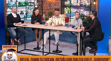 Alex Delea, Zanni și Oana Ciocan, dezvăluiri din culisele Survivor: 