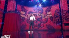 Românii au talent 2022 - semifinala 1. Alex Furman, număr spectaculos de magie. L-a chemat pe tatăl său pe scenă