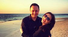 Fotografia cu Catalin Maruta si fiul lui, David, care a strans peste 30.000 de aprecieri in numai cateva ore