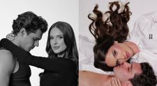 Elena Hagi, radiantă în ultimul trimestru de sarcină. Ianis Hagi și soția lui, ședință foto de poveste, cu doar două luni înainte să devină părinți