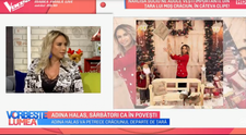 VIDEO Adina Halas, sărbători ca în povești