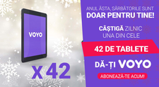 Concurs VOYO | Abonează-te acum și bucură-te de premii care-ți luminează Sărbătorile!