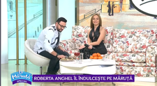 VIDEO Roberta Anghel îl îndulcește pe Măruță
