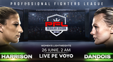 Meciurile PFL continuă pe VOYO! Main event-ul serii: Kayla Harrison vs. Cindy Dandois