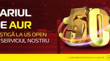 (P) La US Open câștigi la 50! Joci LIVE și ai premii nelimitate pentru biletele tale