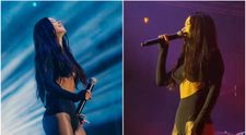 Inna, costum super îndrăzneț în fața fanilor din Polonia. Artista, într-un body minuscul și decupat, care i-a pus silueta în valoare