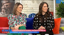 VIDEO Carmen Negoiță și sora, vacanță în Anglia