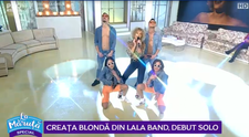 VIDEO Creața blondă din LaLa Band, debut solo