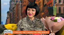 Neti Sandu a răspuns la o întrebare a multor persoane: poartă sau nu perucă?