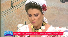 VIDEO Steliana Sima, provocare cu aripioare extrem de picante