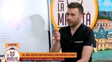 Medicul Marius Sava, despre cum prevenim și cum găsim soluții în cazul diabetului