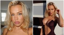 Are 30 de ani și 3 copii cu 2 bărbați diferiți, nu a fost niciodată căsătorită și e la a treia logodnă! I se spune „noua Pamela Anderson”