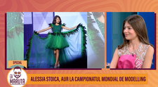 La 9 ani a câștigat aurul la campionatul mondial de modelling din America. Cine este Alessia Stoica