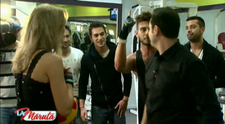 Dorian Popa si Vlad Gherman, surprinsi in compania uneia dintre cele mai sexy blonde din showbiz