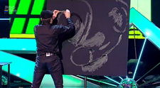 Nimeni nu a stiut, pana la final, ce picteaza pe panza. Andra: 
