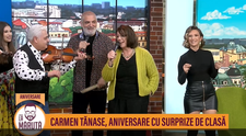 Carmen Tănase, aniversare cu surprize în platoul 