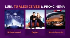 Acțiune, comedie sau thriller?! Telespectatorii aleg ce vor să vadă luni, la PRO CINEMA