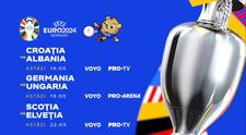 Începe a doua etapă din faza grupelor la Euro 2024! Ce partide poți urmări la PRO TV, PRO ARENA și pe VOYO în 19 iunie