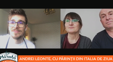 Moment emoționant. De ziua lui, Andrei Leonte și-a văzut părinții din Italia prin apel video
