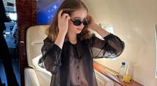 Irina Columbeanu, ca o adevărată divă într-un avion privat la început de an. Cum a pozat fiica Monicăi Gabor