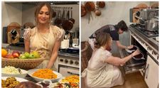 Jennifer Lopez, o gospodină desăvârșită. Artista a organizat un adevărat ospăț de Ziua Recunoștinței